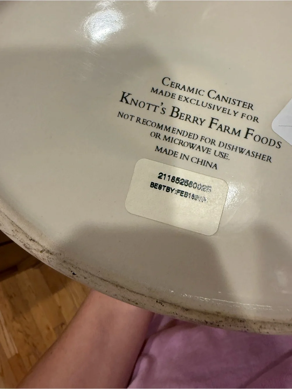 Vintage Knott’s Berry Farm Foods Fruit-Print Kitchen Storage Canister